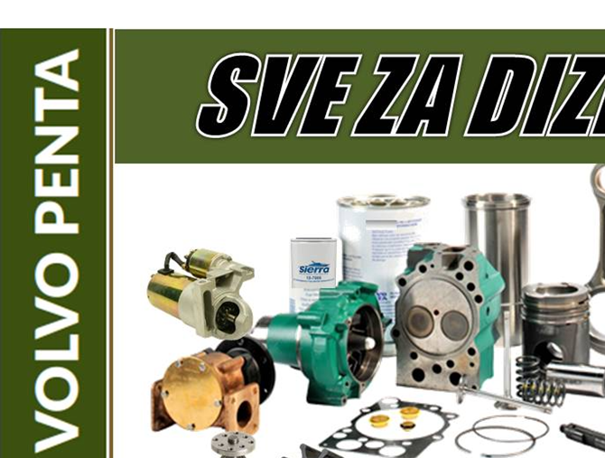 U ponudi svi dijelovi za servis, popravak i reparaciju Volvo dizel i benzinskih motora